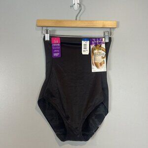 Naomi & Nicole 7775 Unbelievable Comfort Plus Hi-Waist Shaping Brief 1X New